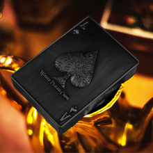 Black Nickel Ace of Spades - POS-Playing Cards-Wondercraft
