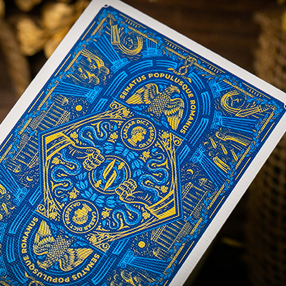 Caesar (Blue) Playing Cards by Riffle Shuffle-Playing Cards-Wondercraft