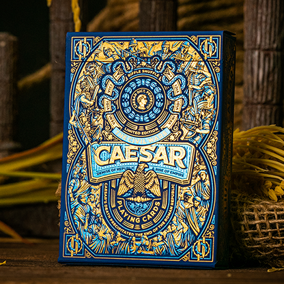 Caesar (Blue) Playing Cards by Riffle Shuffle-Playing Cards-Wondercraft