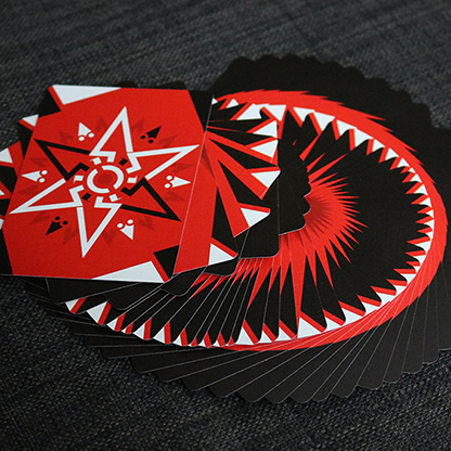 Cardistry Fanning (RED) Playing Cards-Playing Cards-Wondercraft