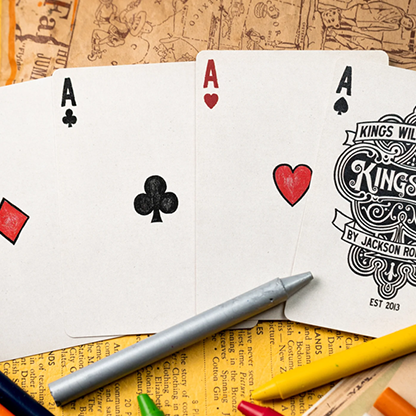 Crayon Playing Cards by Kings Wild Project-Playing Cards-Wondercraft