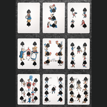 Eclipse Comic (Red) Vintage Transformation Playing Cards-Playing Cards-Wondercraft