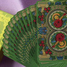 Eneida: Love (Green) Playing Cards-Playing Cards-Wondercraft