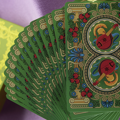 Eneida: Love (Green) Playing Cards-Playing Cards-Wondercraft