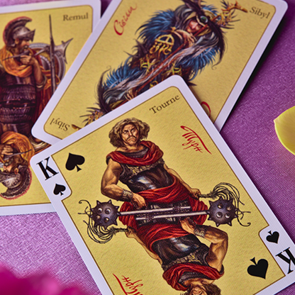 Eneida: Love (Green) Playing Cards-Playing Cards-Wondercraft