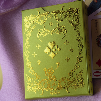 Eneida: Love (Green) Playing Cards-Playing Cards-Wondercraft