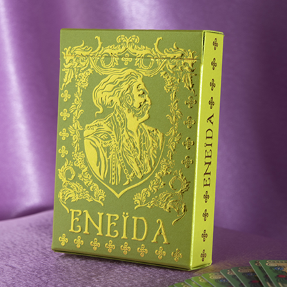 Eneida: Love (Green) Playing Cards-Playing Cards-Wondercraft