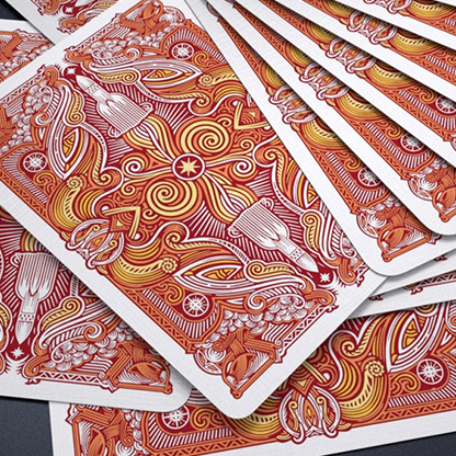 Escape Velocity (Red) Playing Cards-Playing Cards-Wondercraft
