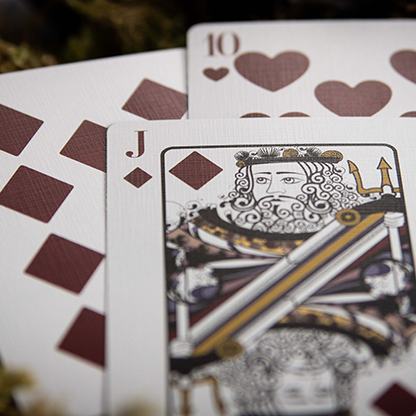 Fillide: A Sicilian Folk Tale Playing Cards V2 (Forest Green) by Jocu-Playing Cards-Wondercraft