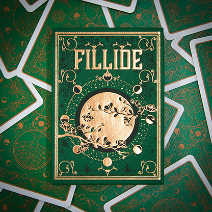Fillide: A Sicilian Folk Tale Playing Cards V2 (Forest Green) by Jocu-Playing Cards-Wondercraft