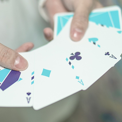 Flexible Gradients Blue Playing Cards by TCC-Playing Cards-Wondercraft