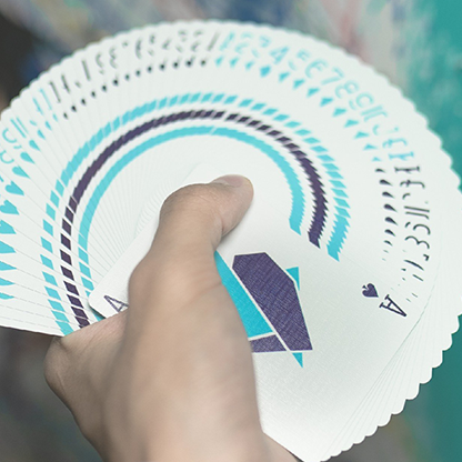 Flexible Gradients Blue Playing Cards by TCC-Playing Cards-Wondercraft