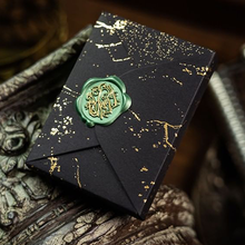 Fluid Art Green (Luxury Edition) Playing Cards-Playing Cards-Wondercraft