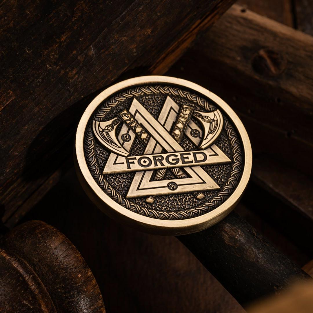 Forged Metal Coin-Playing Cards-Wondercraft