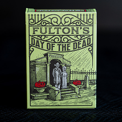 FULTON'S Day Of The Dead Green Edition Playing Cards-Playing Cards-Wondercraft