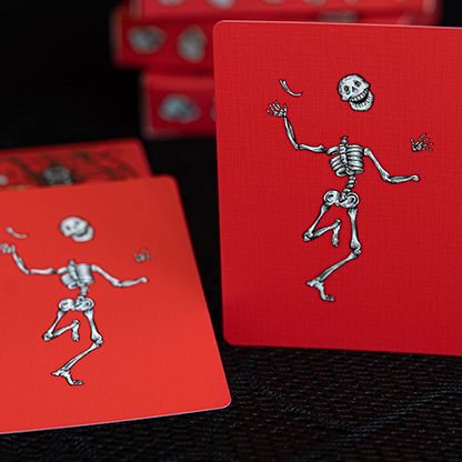 FULTON'S October Red Edition Playing Cards-Playing Cards-Wondercraft