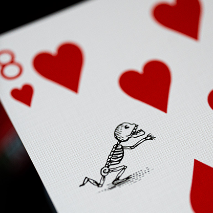 FULTON'S October Red Edition Playing Cards-Playing Cards-Wondercraft