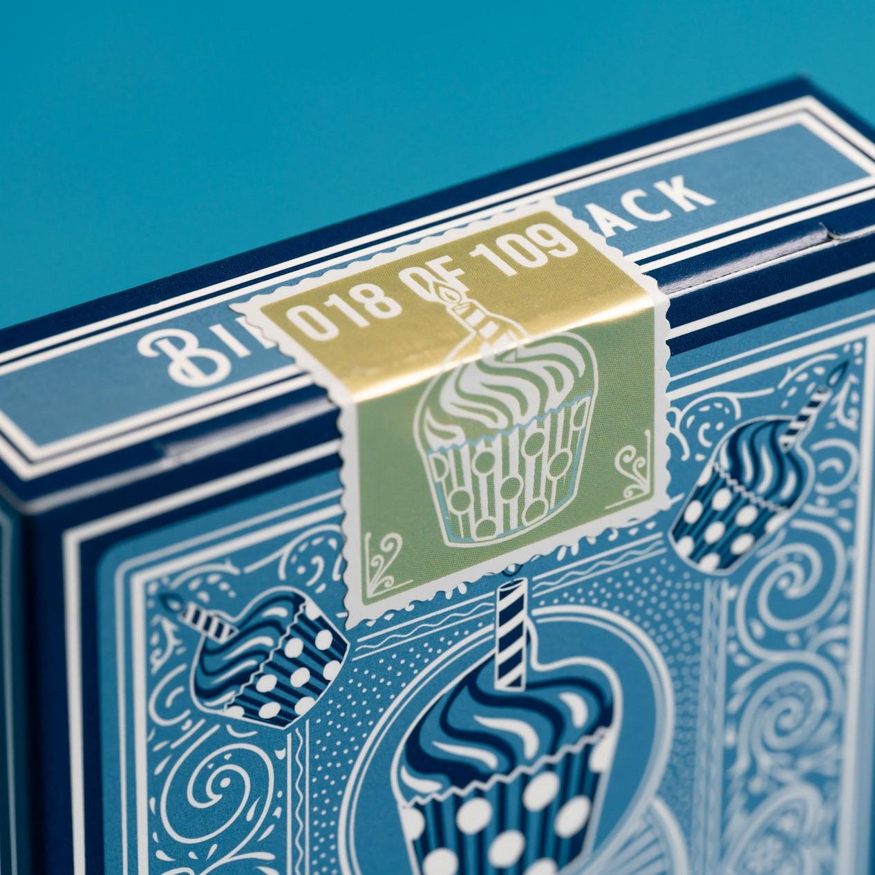 Gilded Bicycle Birthday Back - by Wondercraft-Playing Cards-Wondercraft