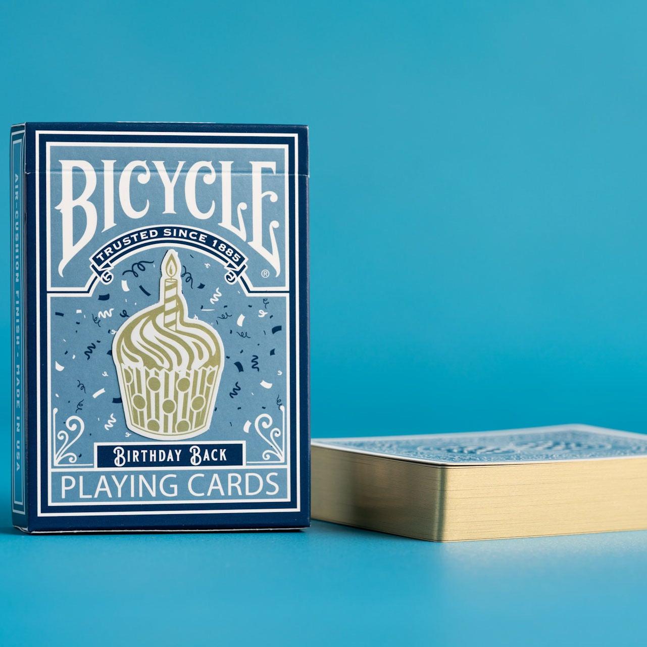 Gilded Bicycle Birthday Back - by Wondercraft-Playing Cards-Wondercraft