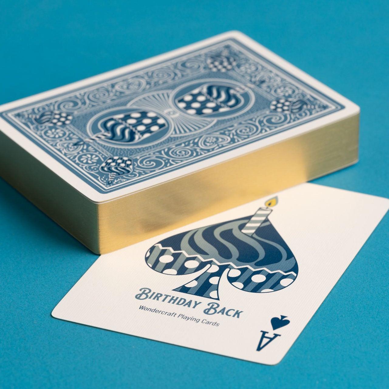 Gilded Bicycle Birthday Back - by Wondercraft-Playing Cards-Wondercraft