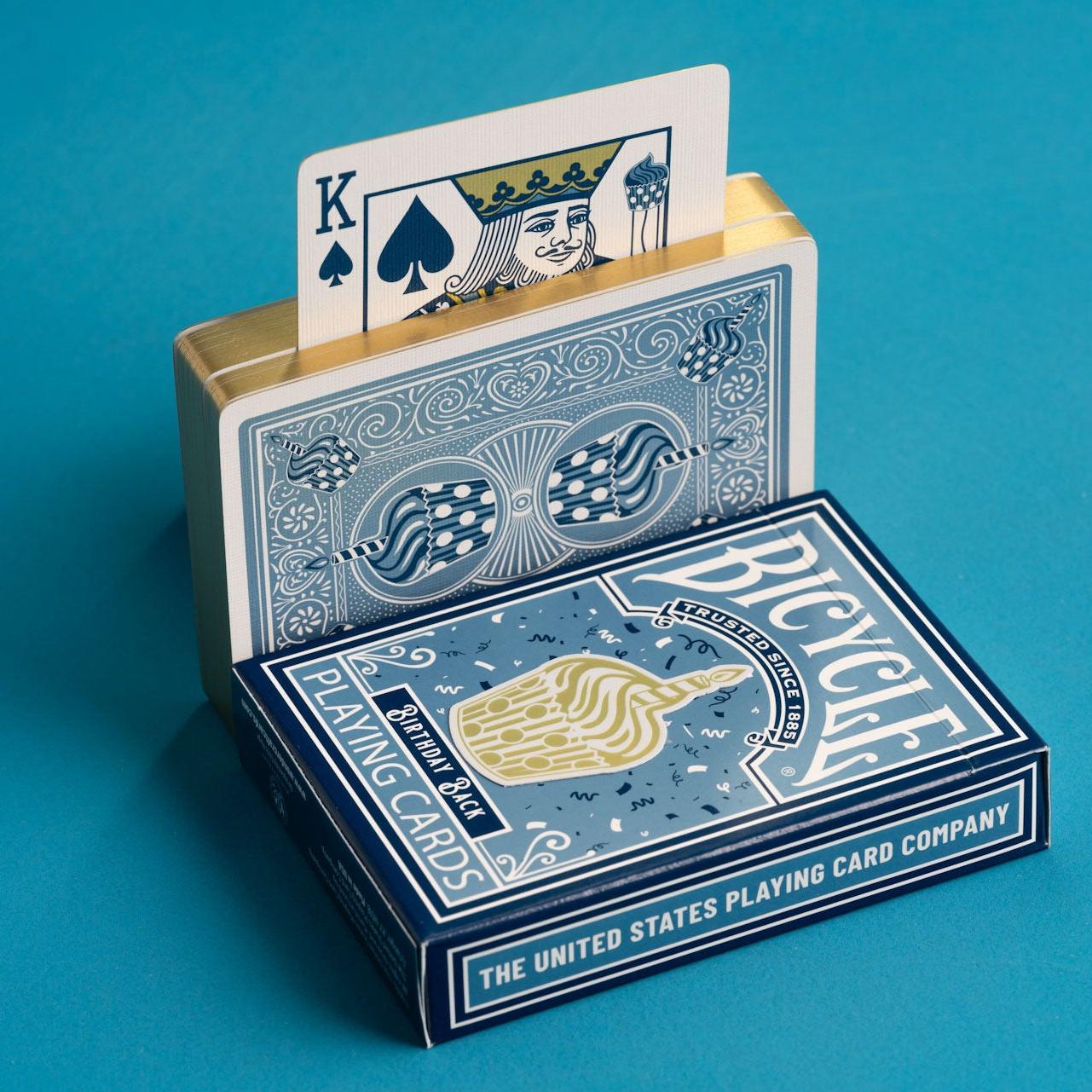 Gilded Bicycle Birthday Back - by Wondercraft-Playing Cards-Wondercraft