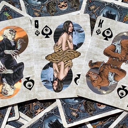 Gilded Bicycle Monster V2 Playing Cards-Playing Cards-Wondercraft