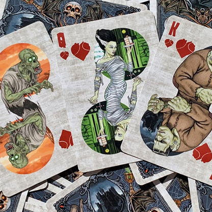 Gilded Bicycle Monster V2 Playing Cards-Playing Cards-Wondercraft