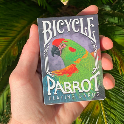 Gilded Bicycle Parrot Playing Cards-Playing Cards-Wondercraft