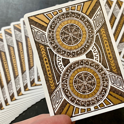 Gilded Bicycle Rune Playing Cards-Playing Cards-Wondercraft