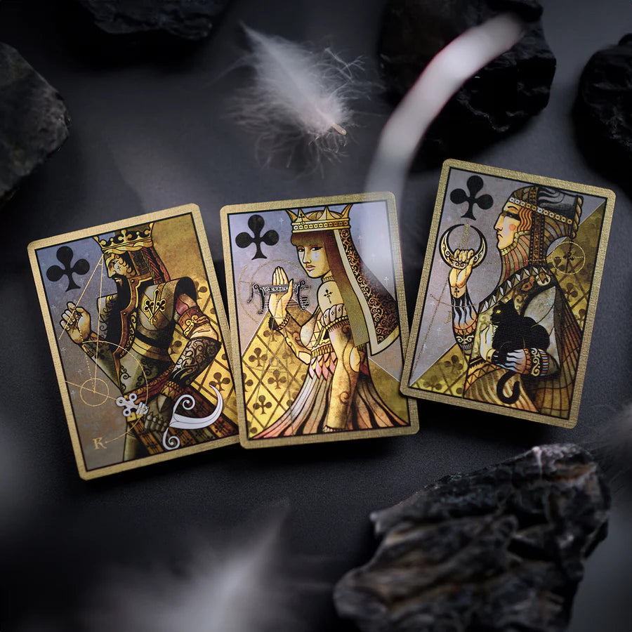 House of the Rising Spade - Gilded Cartomancer-Playing Cards-Wondercraft