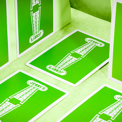 Jerry's Nugget Monotone (Metallic Green) Playing Cards-Playing Cards-Wondercraft