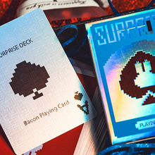 Limited Holographic Edition Surprise Deck V5 (Blue) Playing cards by Bacon Playing Card Company-Playing Cards-Wondercraft