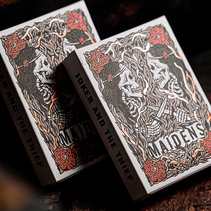 Maidens Cold Foil Playing Cards-Playing Cards-Wondercraft