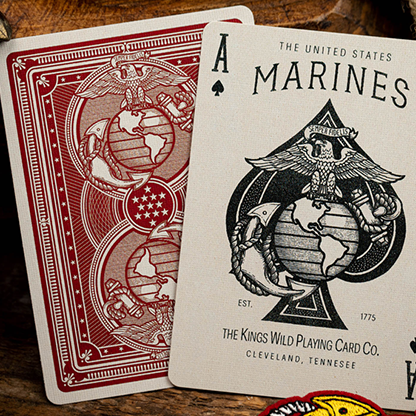 Marines Playing Cards by Kings Wild Project-Playing Cards-Wondercraft