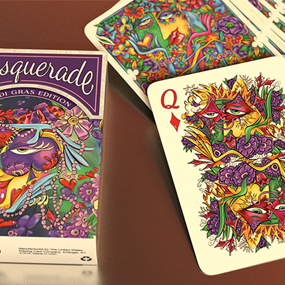 Masquerade: Mardi Gras Edition Playing Cards by Denyse Klette-Playing Cards-Wondercraft
