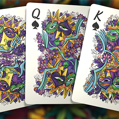 Masquerade: Mardi Gras Edition Playing Cards by Denyse Klette-Playing Cards-Wondercraft