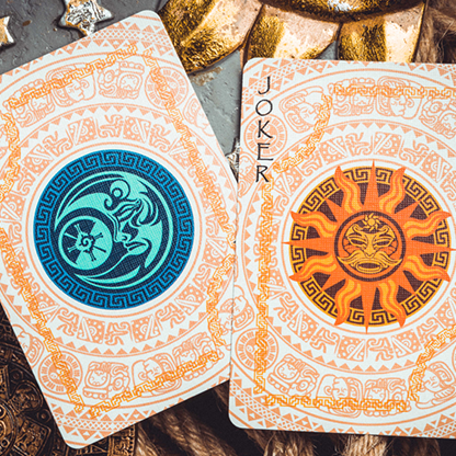 Maya Sun Playing Cards-Playing Cards-Wondercraft