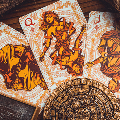 Maya Sun Playing Cards-Playing Cards-Wondercraft