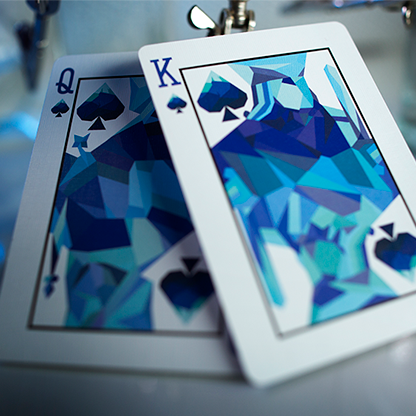 Memento Mori Blue Playing Cards-Playing Cards-Wondercraft