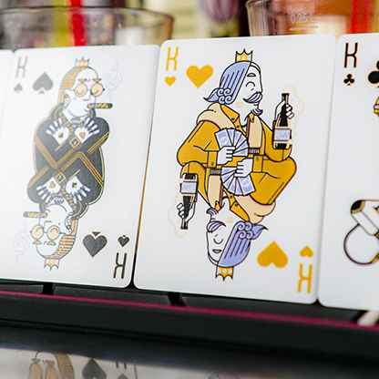 Nightclub Champagne Edition Playing Cards by Riffle Shuffle-Playing Cards-Wondercraft