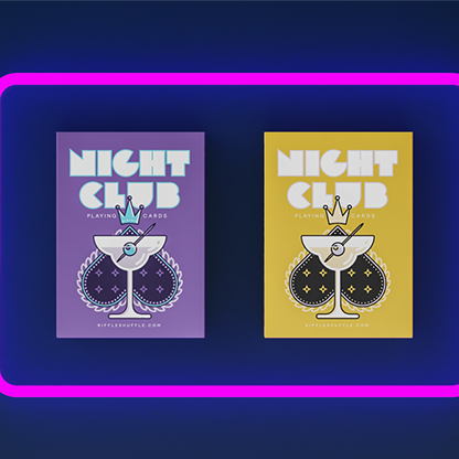 Nightclub Champagne Edition Playing Cards by Riffle Shuffle-Playing Cards-Wondercraft
