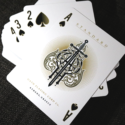 Oath Standard (Navy Blue) Playing Cards by Lotrek-Playing Cards-Wondercraft