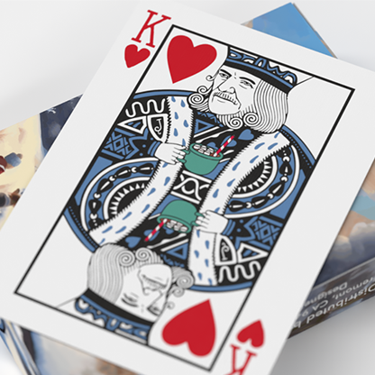 Orbit Christmas V3 Playing Cards-Playing Cards-Wondercraft
