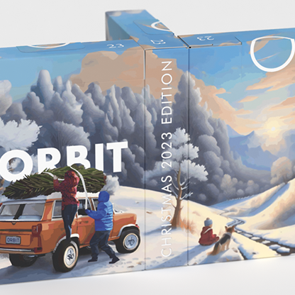 Orbit Christmas V3 Playing Cards-Playing Cards-Wondercraft