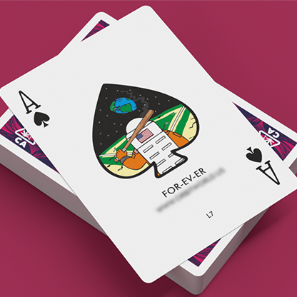 Orbit Squintz Playing Cards-Playing Cards-Wondercraft