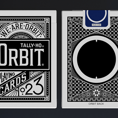 Orbit Tally Ho Circle Back (Black) Playing Cards-Playing Cards-Wondercraft
