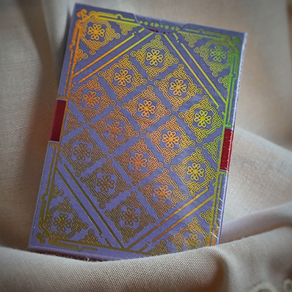 Oxalis V3 Purple Holo Special Edition Playing Cards-Playing Cards-Wondercraft