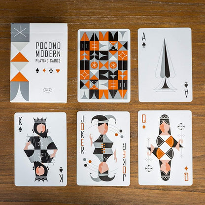 Pocono Modern Playing Cards- Retro Deck-Playing Cards-Wondercraft