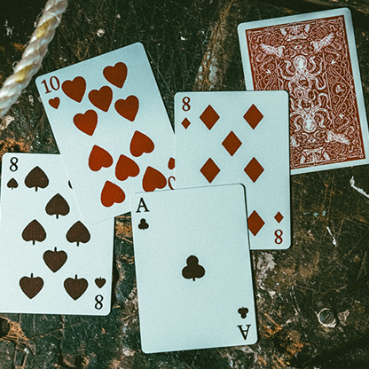 Red Seafarers Playing Cards by Joker and the Thief-Playing Cards-Wondercraft