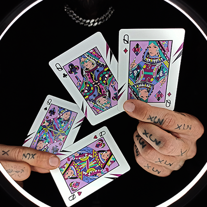 Retro Wave Playing Cards-Playing Cards-Wondercraft